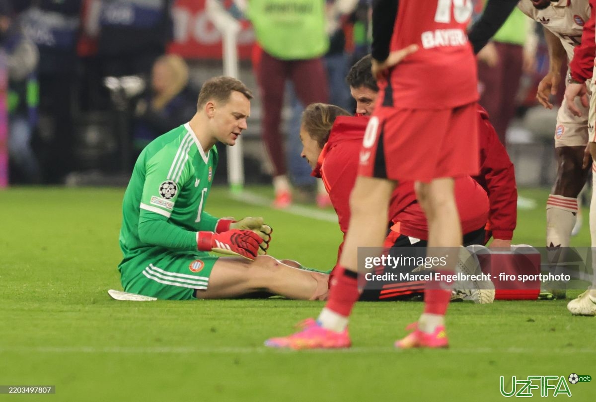                           Noyer "Bayer"ga qarshi bahsda jarohat oldi		- uzfifa.net.