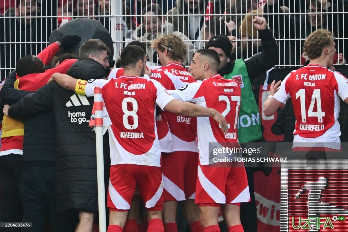                           Bundesliga. "Union" va "Bavariya" o'rtasidagi o'yinning so'nggi qismida ikkita gol urildi		- uzfifa.net.
