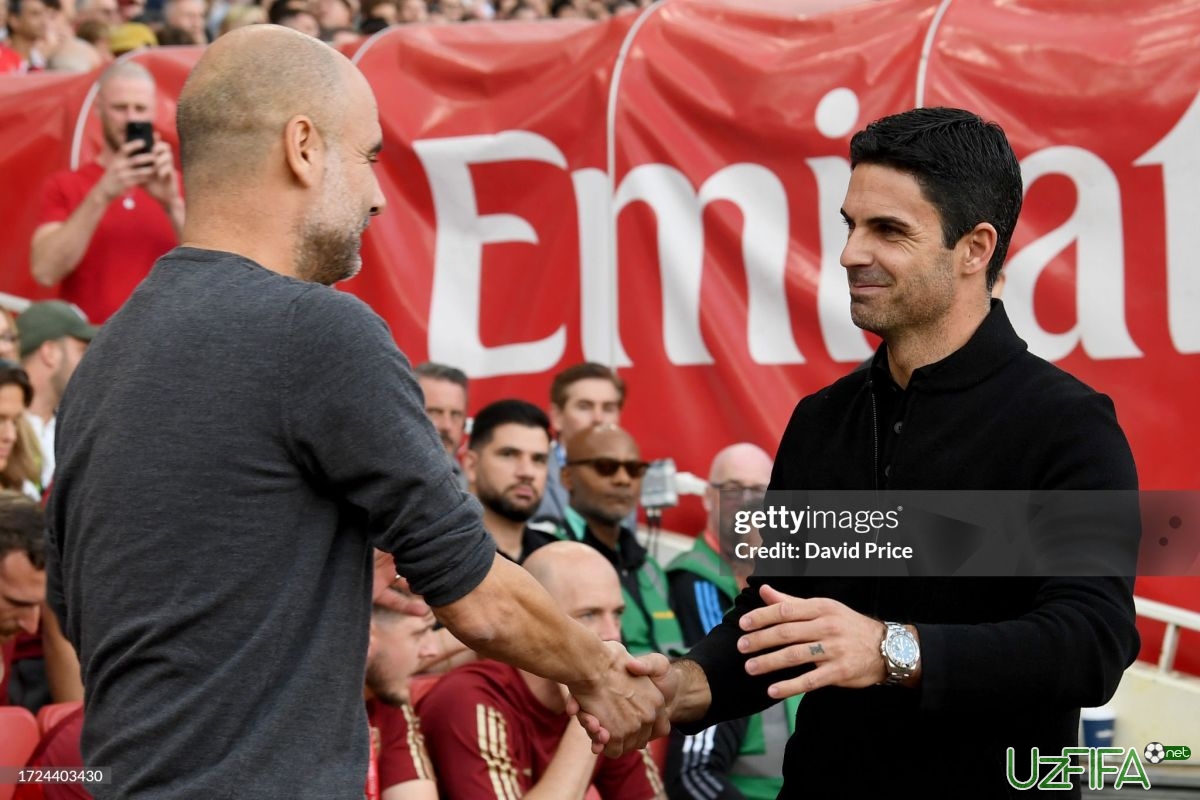                           Arteta Gvardiolaga rahmat aytdi		- uzfifa.net.