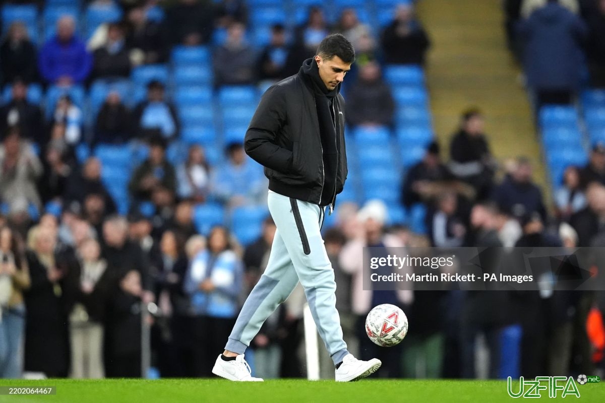 Gvardiola Rodrining qachon maydonga qaytishi haqidagi savolga javob berdi - uzfifa.net.