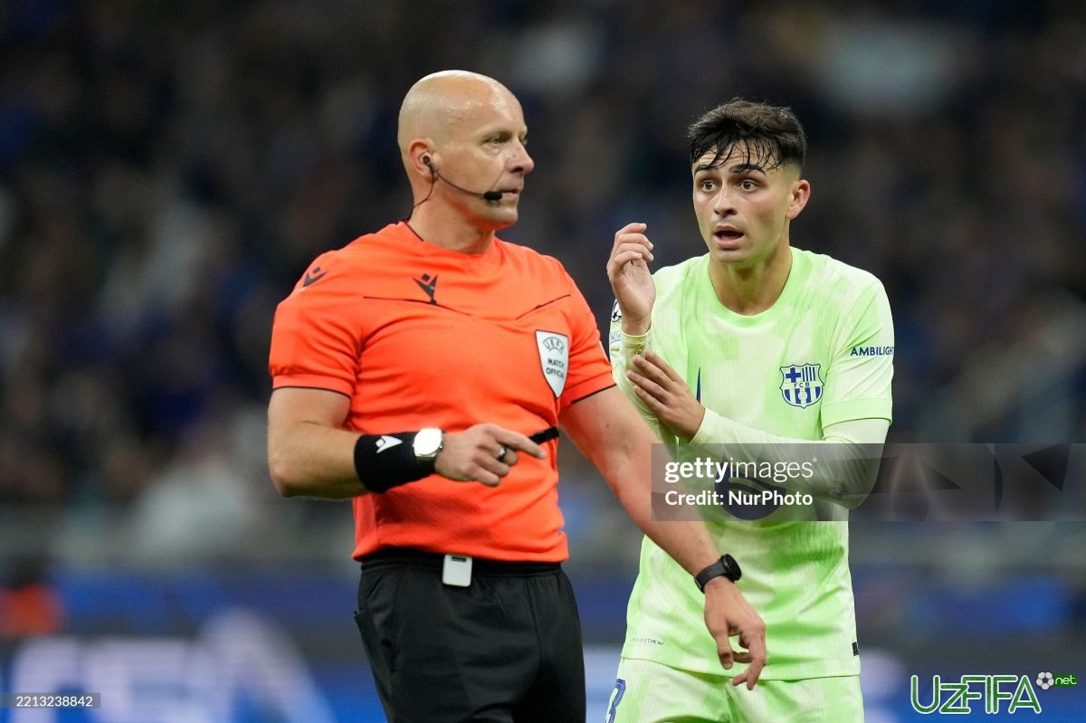                           UEFA “Inter“- “Barselona“ uchrashuvidagi hakamlikka munosabat bildirdi		- uzfifa.net.