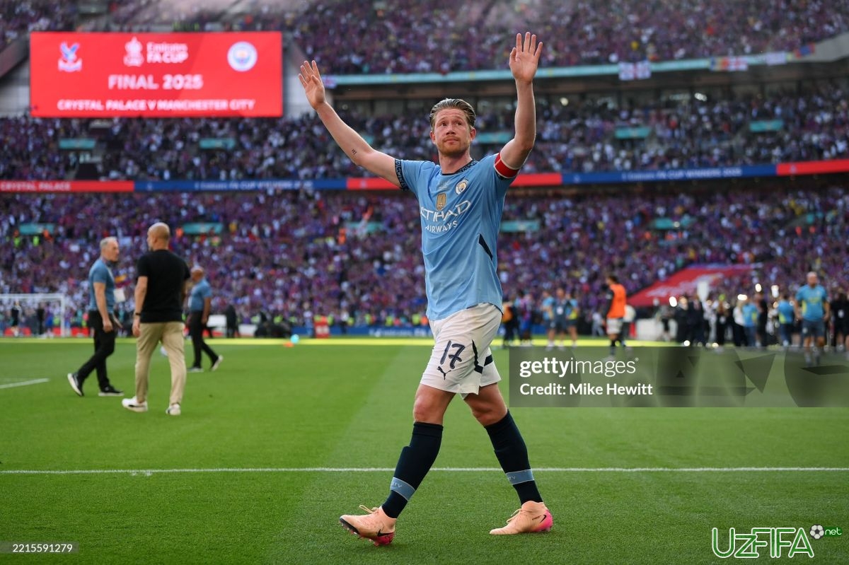                           De Bryuyne faoliyatini APLning boshqa klubida davom ettirishini istisno qilmadi		- uzfifa.net.