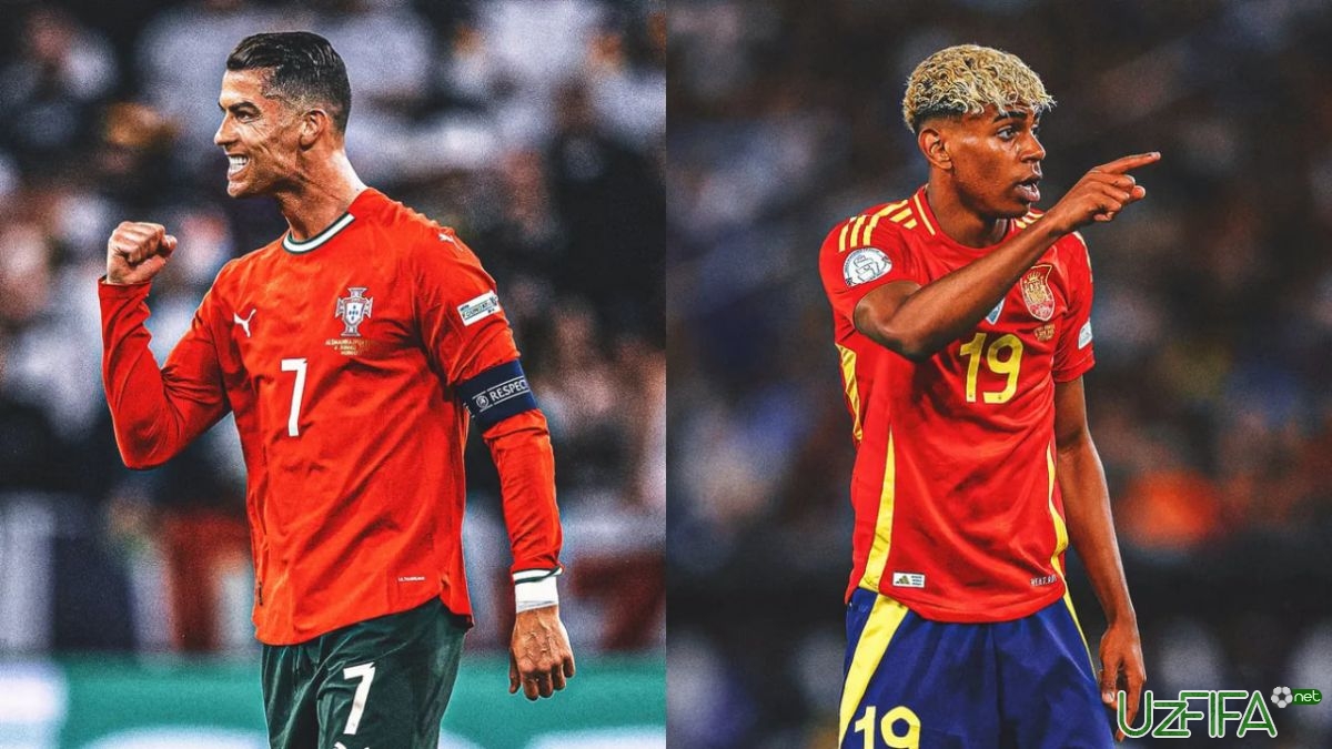                           Portugaliya - Ispaniya. Ronaldu va Yamal asosiy tarkibda		- uzfifa.net.