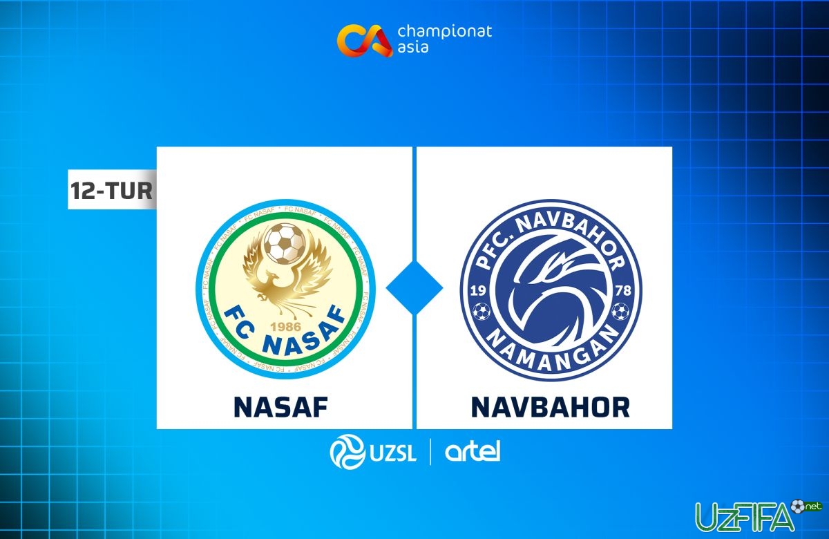 Live Superliga. "Nasaf" – "Navbahor" (matnli translyaciya) - uzfifa.net.