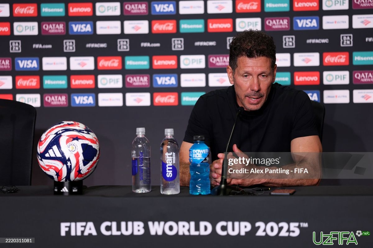Diego Simeone yirik mag'lubiyat sababini malum qildi - uzfifa.net.