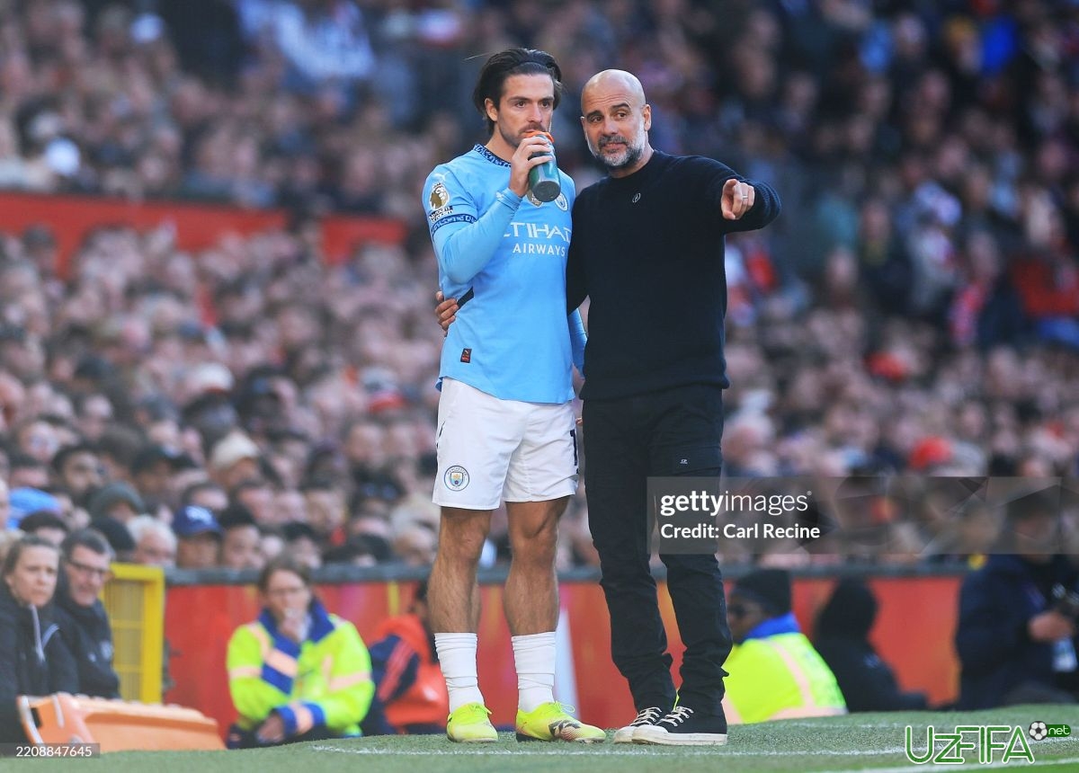 Gvardiola Grilishning kam o'ynayotgani sababini aytdi - uzfifa.net.