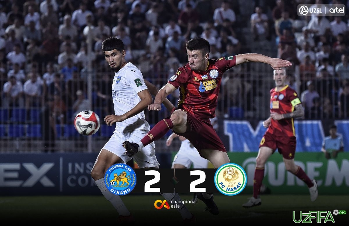 Superliga. Peshqadam "Nasaf" Samarqandda jangovar durang qayd etdi - uzfifa.net.