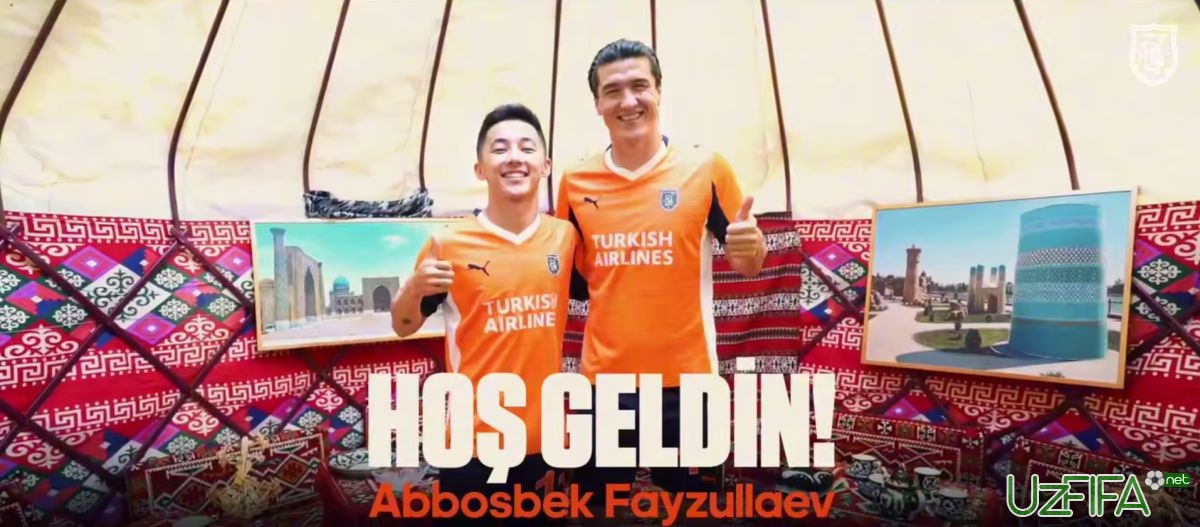 Rasman: Abbosbek Fayzullaev - "Istanbul Bashakshexir" futbolchisi! - uzfifa.net.