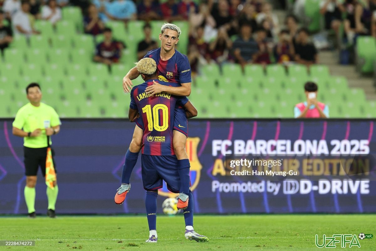 "Barselona" "Tegu"ni yirik hisobda mag'lub etdi - bitta gol Reshford hisobida - uzfifa.net.