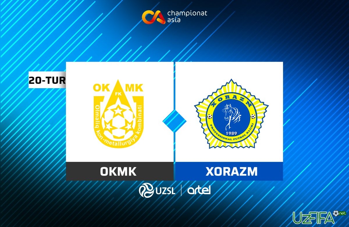 Live Superliga. OKMK - "Xorazm" (matnli translyaciya) - uzfifa.net.