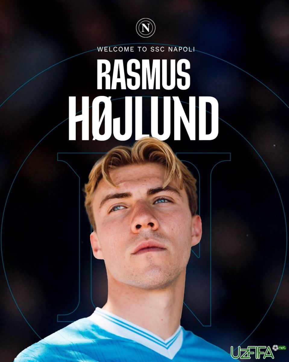                           Rasman: Rasmus Xoylund "Napoli" futbolchisi		- uzfifa.net.