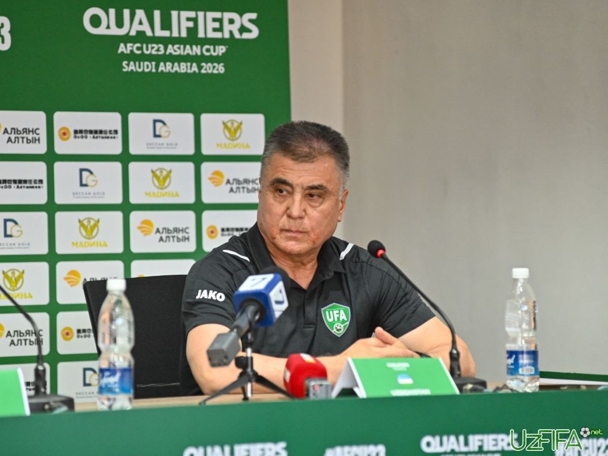                          Ravshan Haydarov U-23 Osiyo kubogi saralashi haqida: "Jamoamiz turnirga belgilangan reja asosida puxta tayyorgarlik ko'rdi"		- uzfifa.net.