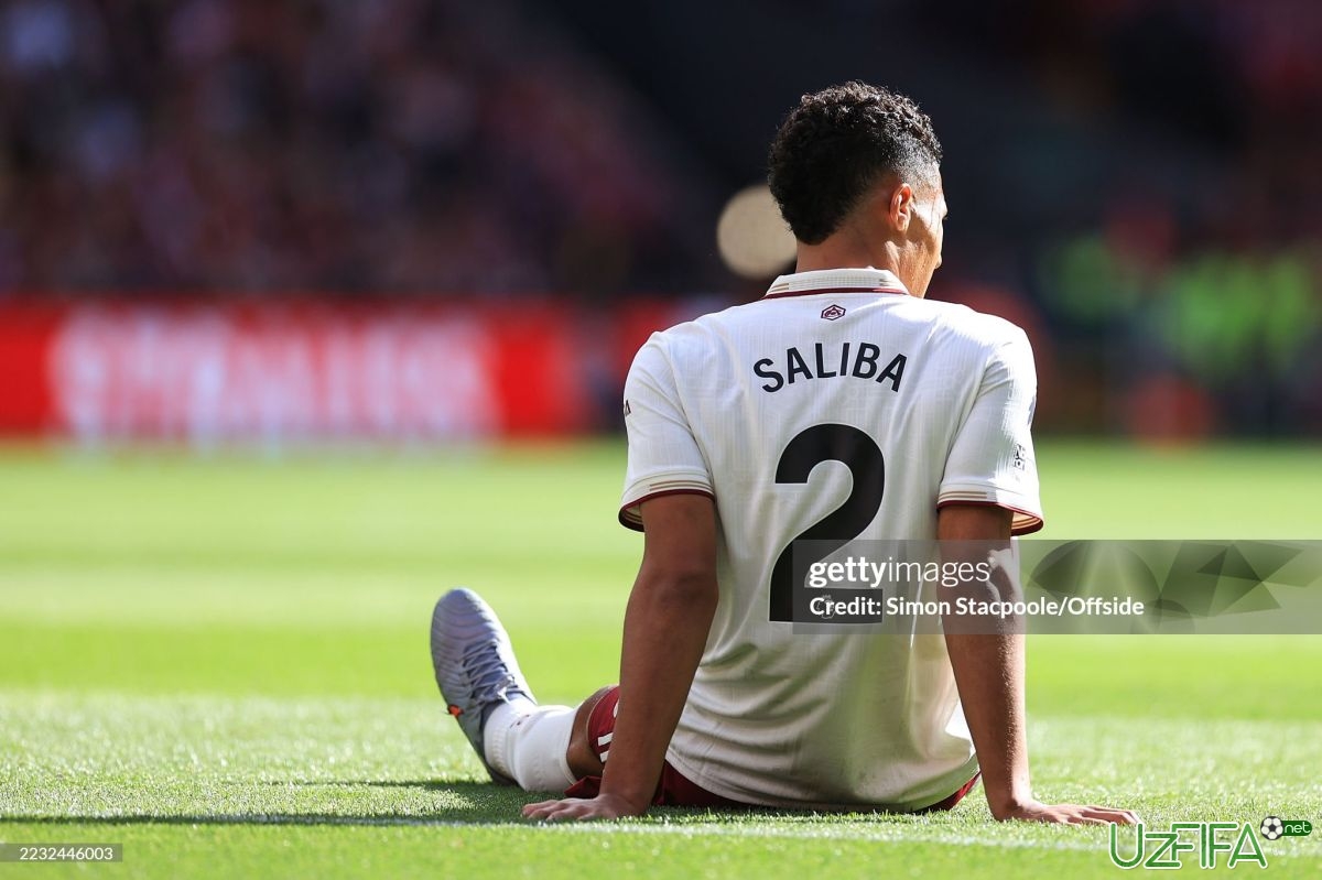 Vilyam Saliba qancha muddatga safdan chiqqani malum - uzfifa.net.