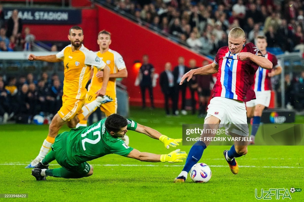                           Xoland Moldovaga urilgan gollar uchun darvozabondan uzr so'ragan		- uzfifa.net.