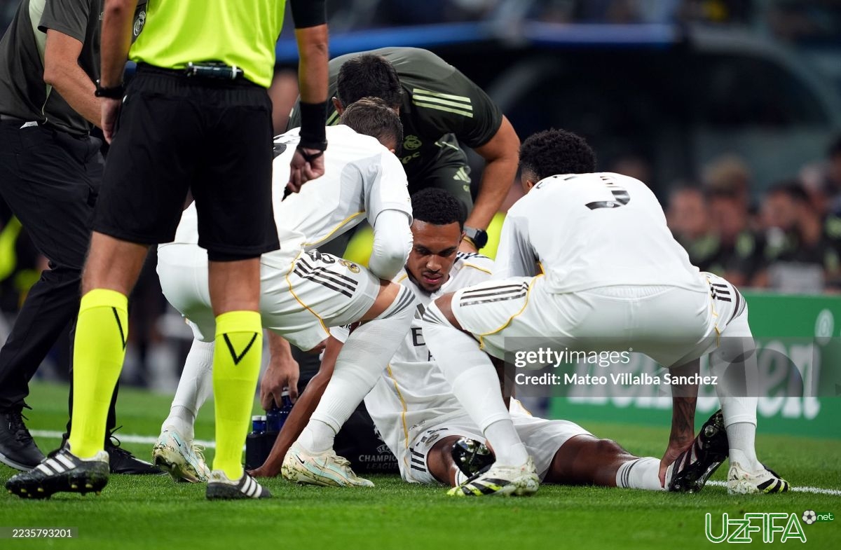 "Real" yulduzlaridan biri 1.5 oyga safdan chiqdi - uzfifa.net.