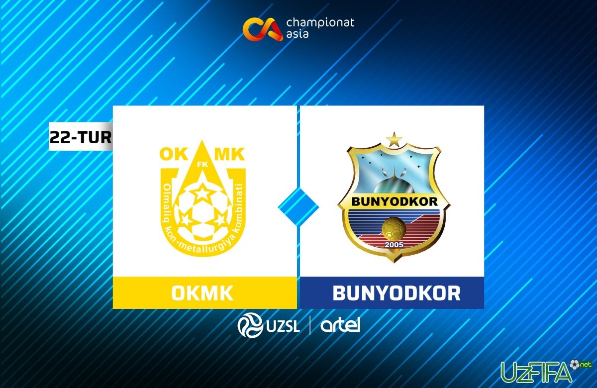               Live&nbsp;            Superliga. OKMK - "Bunyodkor" (matnli translyaciya)		- uzfifa.net.