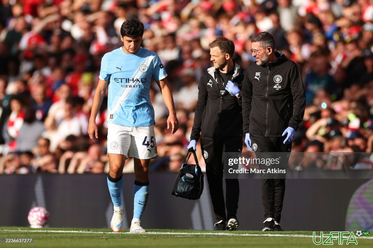 Gvardiola Husanov jarohat olganini tasdiqladi - uzfifa.net.