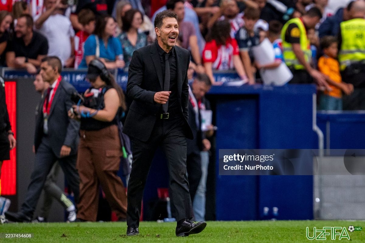 Diego Simeone: "Ko'z yoshlarimni tiya olmadim" - uzfifa.net.