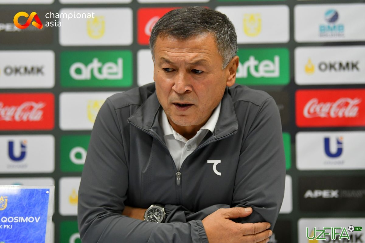 Mirjalol Qosimov: "Bugun to'p bilan muomala qila olmadik" - uzfifa.net.