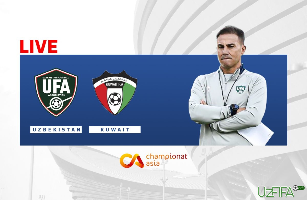                           O'rtoqlik uchrashuvi. O'zbekiston - Kuvayt (matnli translyaciya)		- uzfifa.net.