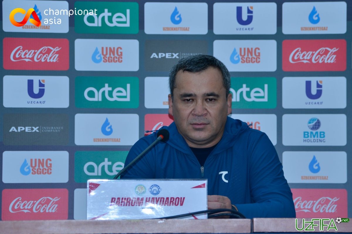 Bahrom Haydarov: "Kamida durang bilan qaytishni niyat qilgandik" - uzfifa.net.