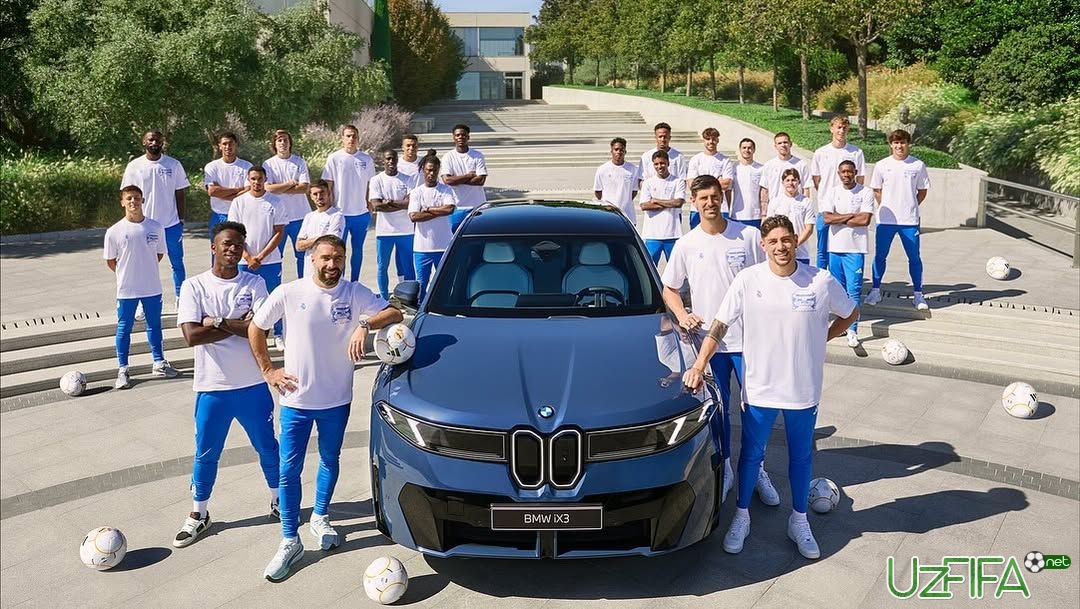"Real Madrid" futbolchilari yangi BMW avtomobillarini olishdi - uzfifa.net.
