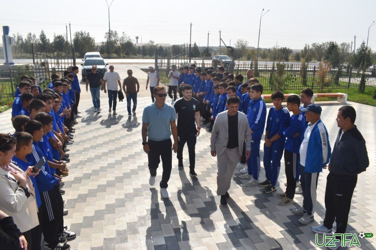               Foto             Fabio Kannavaro Qarshidagi futbol akademiyasi bilan tanishdi		- uzfifa.net.