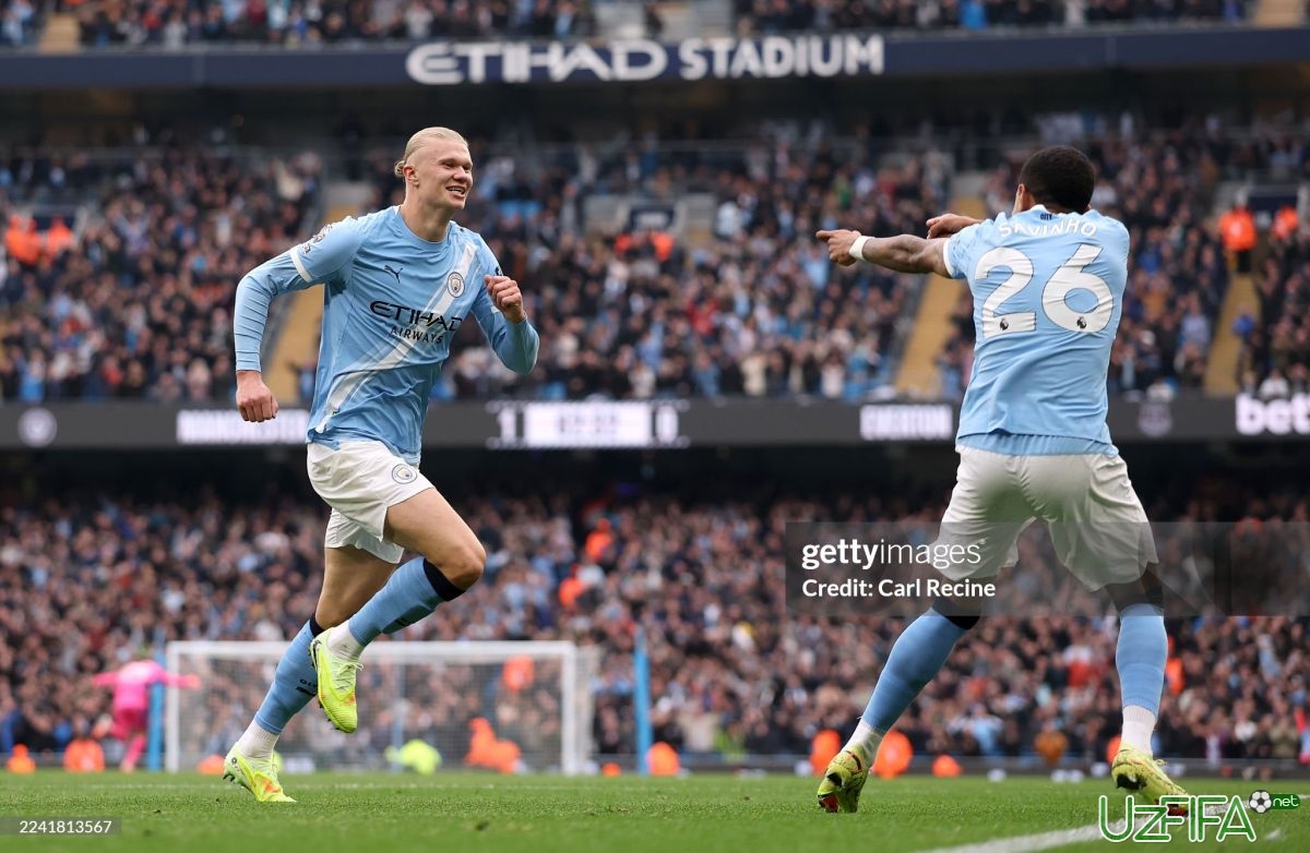 Erling Xoland qoyilmaqom natija ko'rsatmoqda - uzfifa.net.