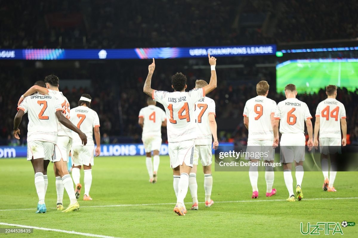                           ECHL. "Bavariya" mehmonda PSJni taslim etdi. Dias chetlatildi, Dembele jarohat oldi		- uzfifa.net.