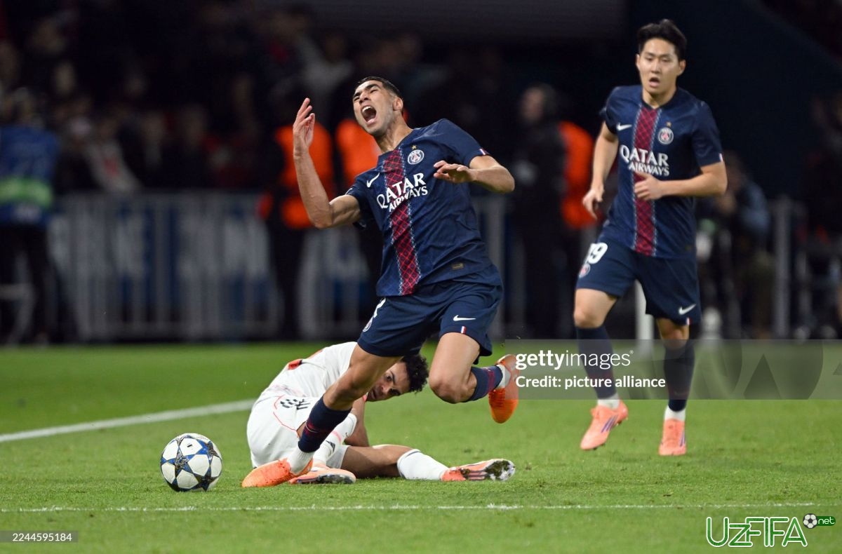 Ashraf Hakimi ikki oyga safdan chiqdi - uzfifa.net.