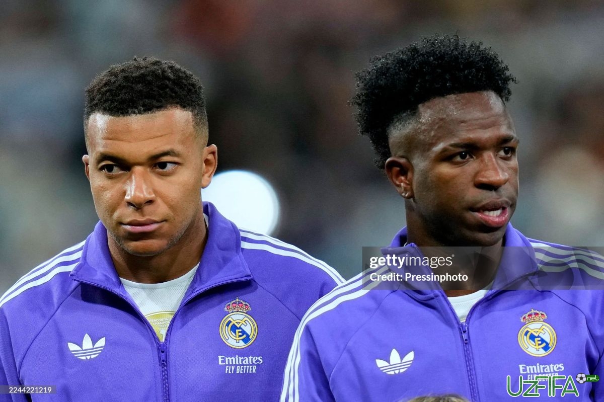 Mbappe va Vinisius o'rtasidagi ziddiyat kuchayib bormoqda - uzfifa.net.