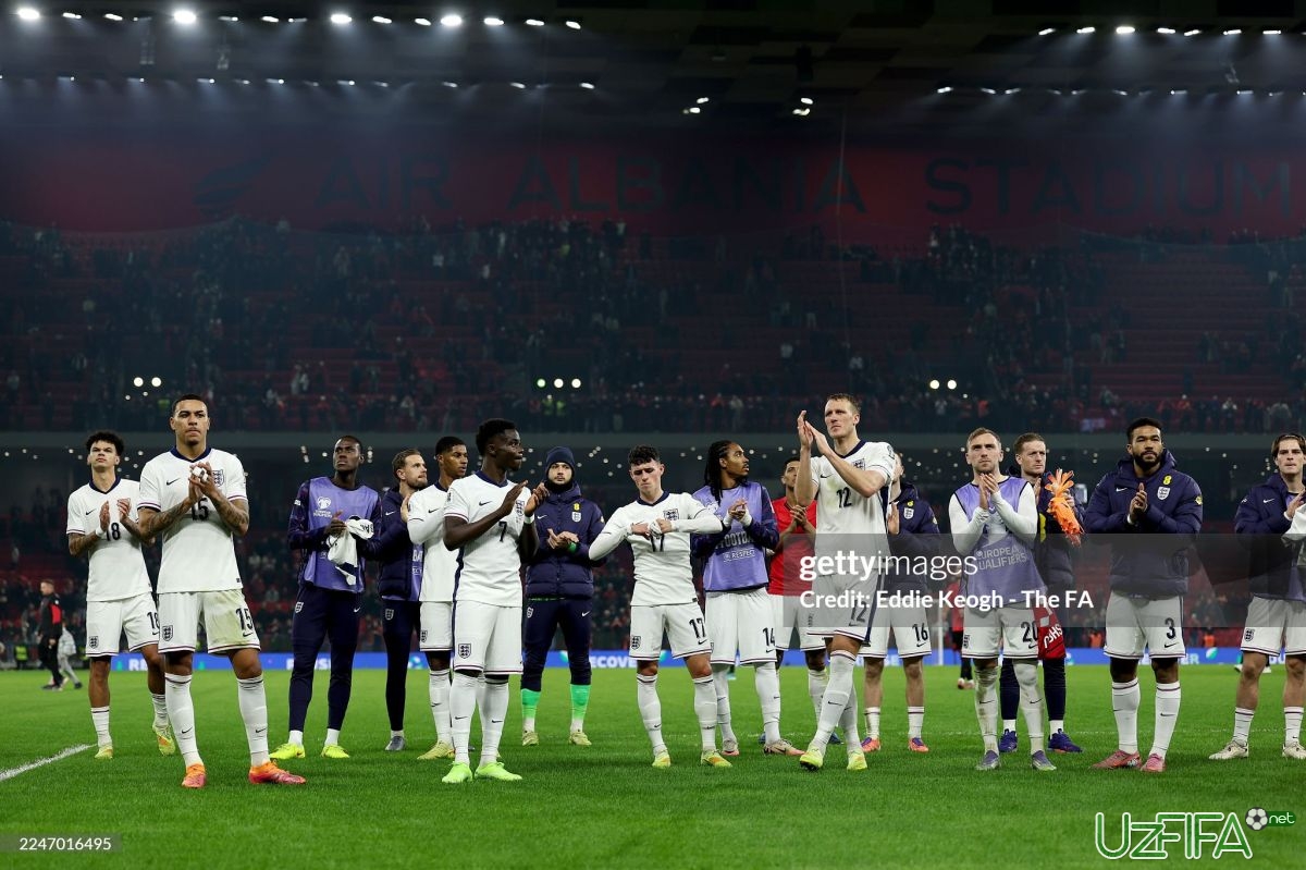 Angliya terma jamoasi 71 yillik rekordni takrorladi - uzfifa.net.