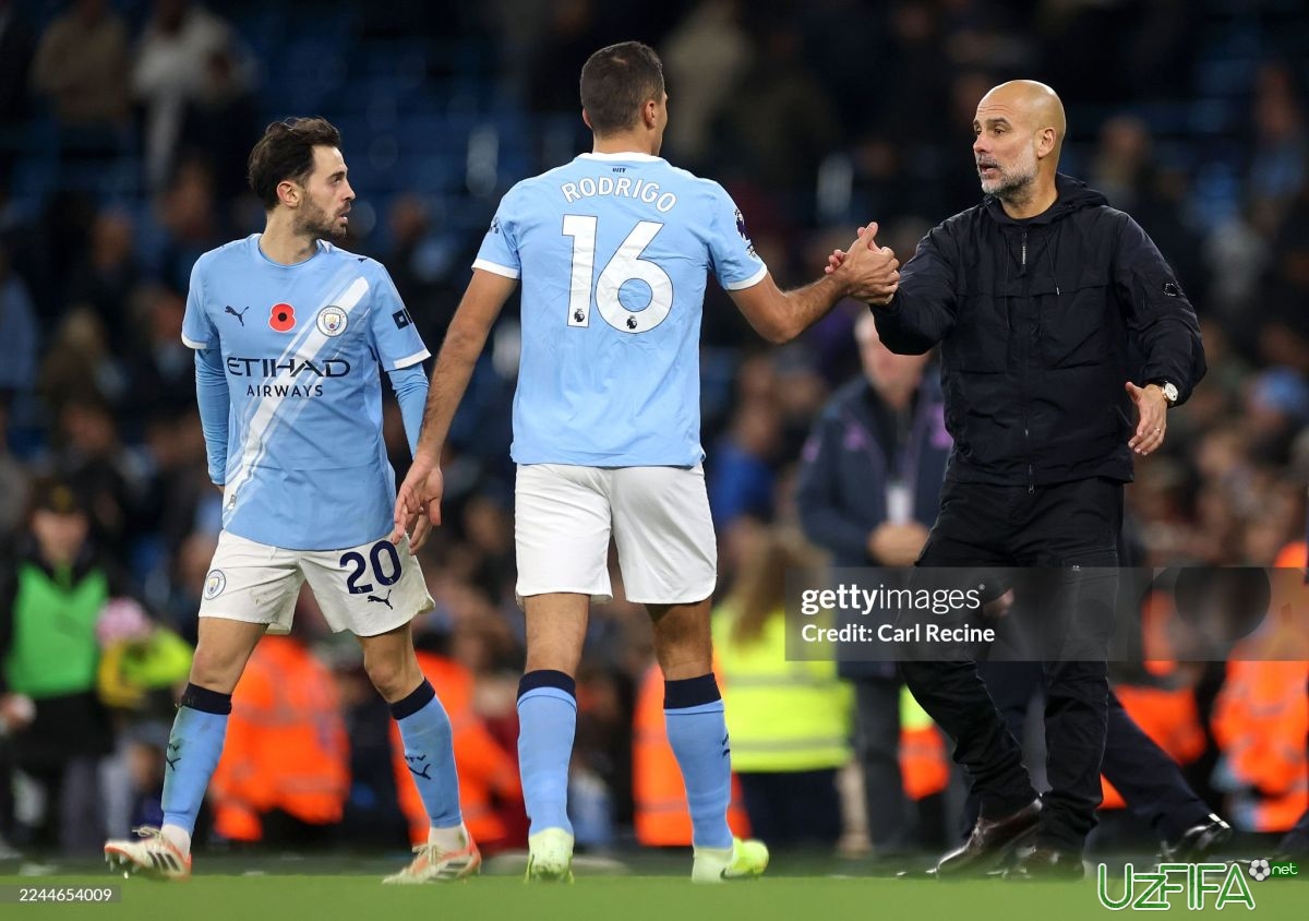 Gvardiola Rodrining ahvoli haqida axborot berdi - uzfifa.net.