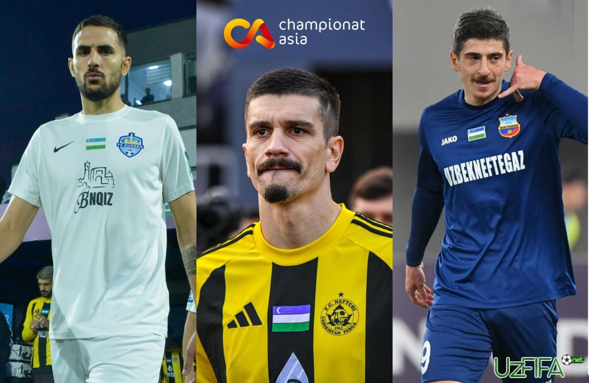                           Yilning eng yaxshi xorijlik futbolchisi mukofoti uchun nomzodlar		- uzfifa.net.