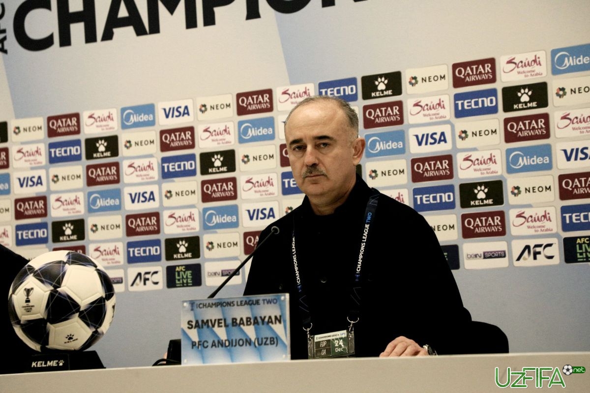                           Samvel Babayan: “Sabr qilsak, “Andijon” faxrlanadigan darajadagi jamoaga aylanadi”		- uzfifa.net.