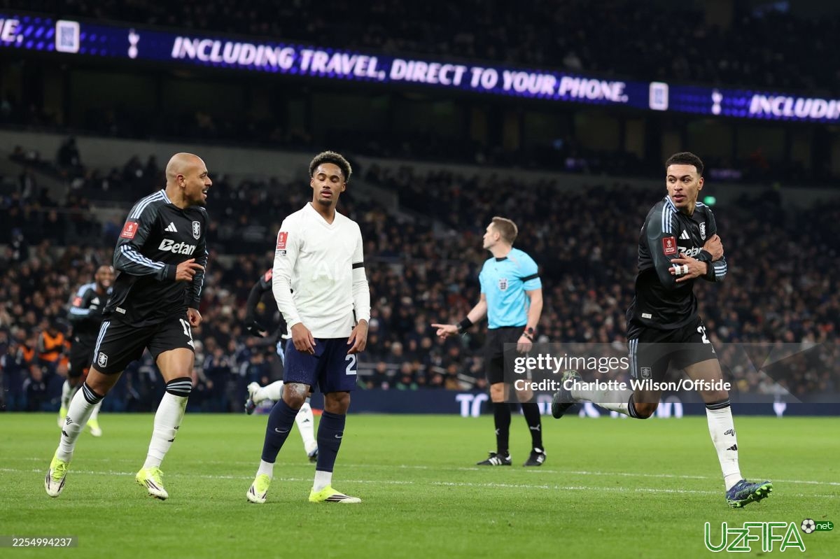                           Angliya Kubogi. "Aston Villa" "Tottenxem"ni musobaqadan chiqarib yubordi		- uzfifa.net.