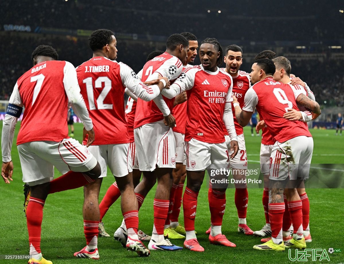                           "Arsenal" Chempionlar Ligasi tarixida klub rekordini yangiladi		- uzfifa.net.