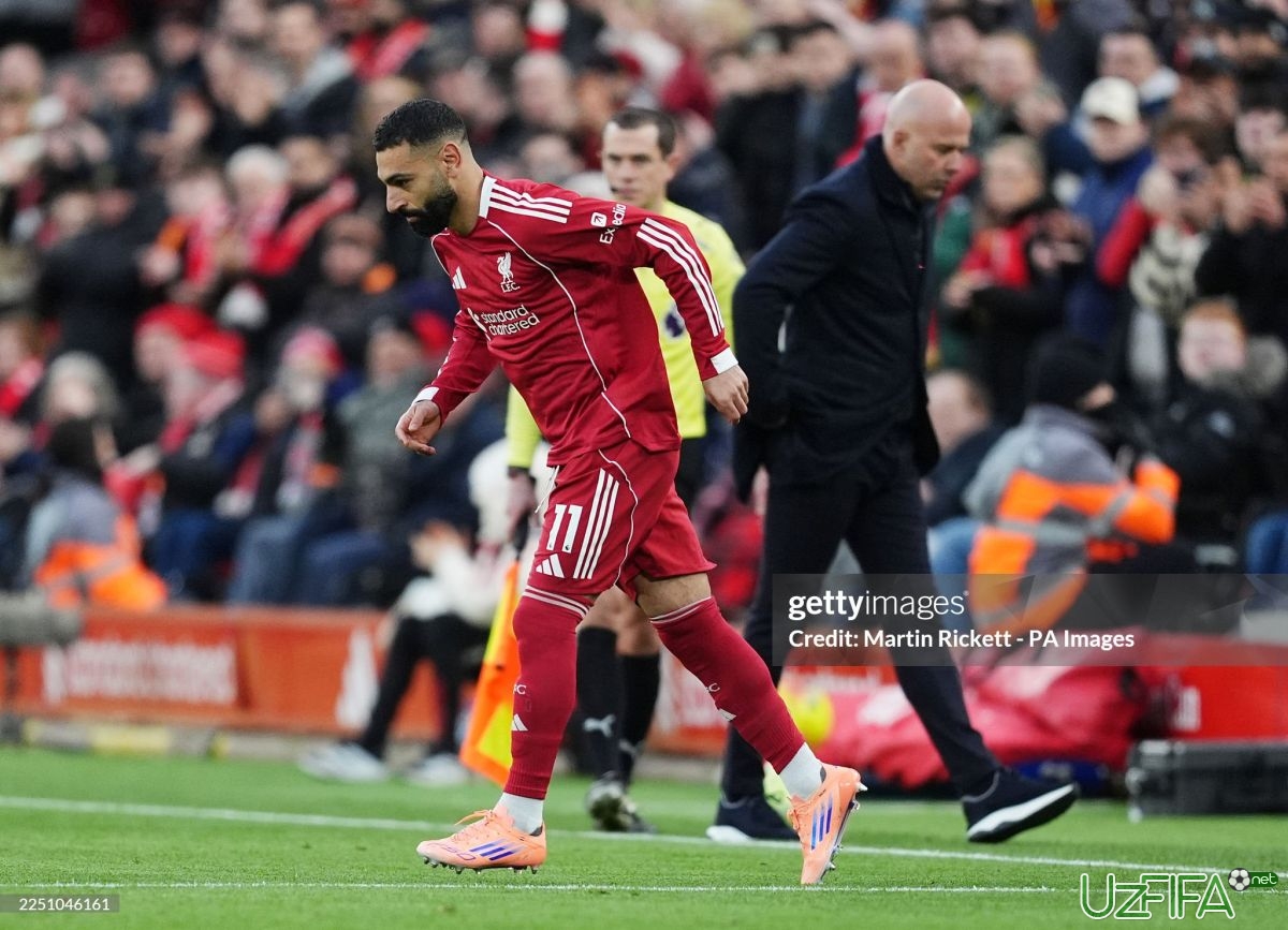                           Arne Slot Salohni yana zaxirada qoldirishi mumkinmi? Murabbiy javob berdi		- uzfifa.net.