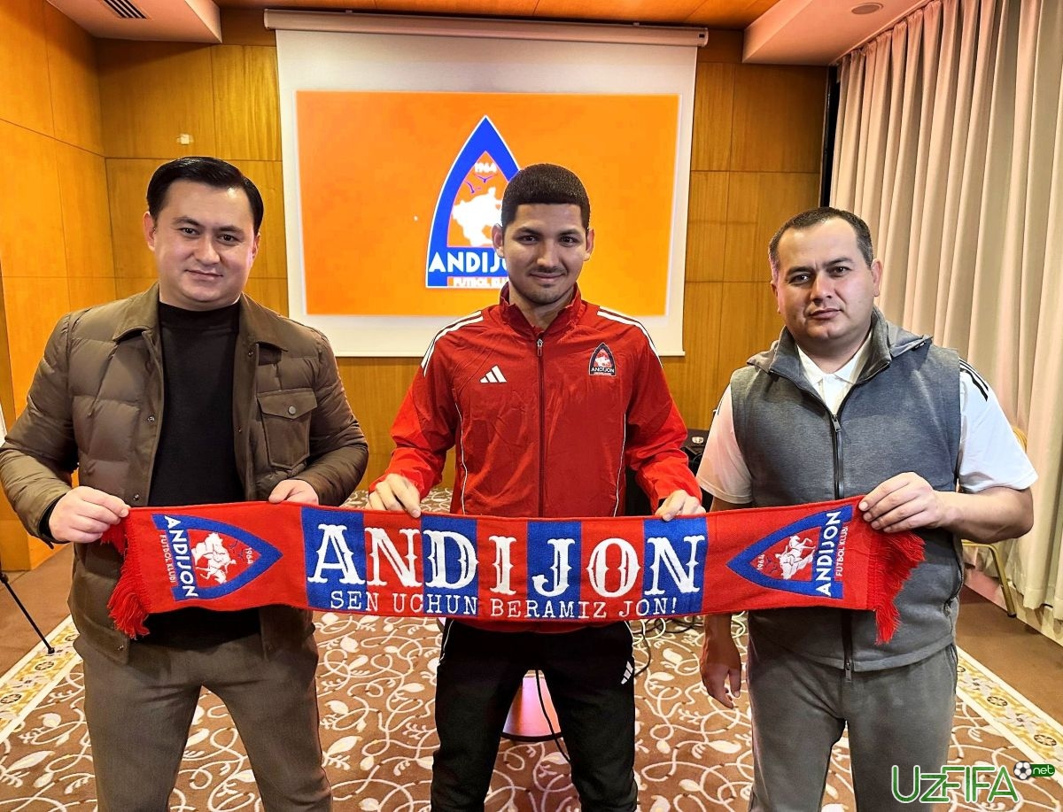 Rasman: Mahmud Mahamadjonov "Andijon" bilan shartnoma imzoladi - uzfifa.net.