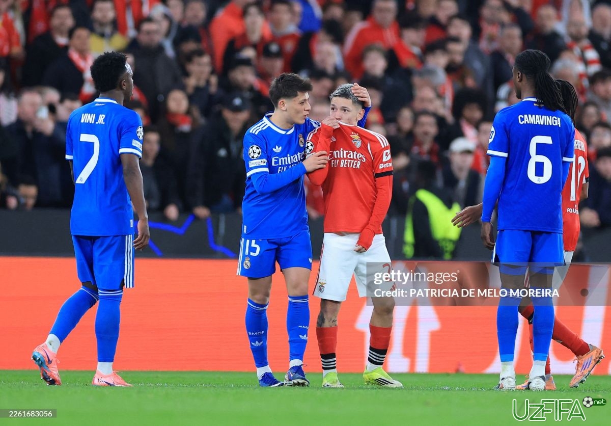 "Benfika" vingeri Prestianni Vinisiusning aybloviga javob berdi - uzfifa.net.